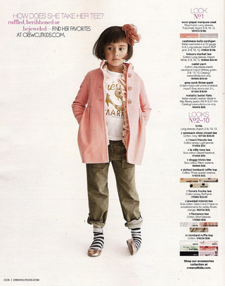Illustration for article titled J.Crew's Ovary-Busting Child Models Should Come With A Warning